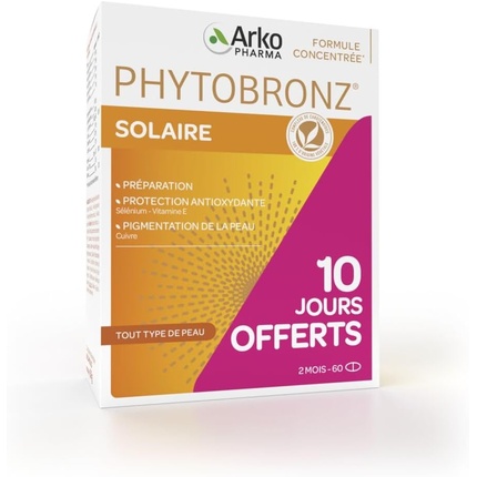 

Phytobronz Solaire Sun Preparation Антиоксидантная защита Arkopharma