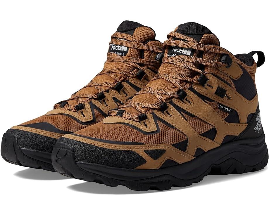 

Походная обувь The North Face Hedgehog 3 Mid WP, цвет Utility Brown/TNF Black