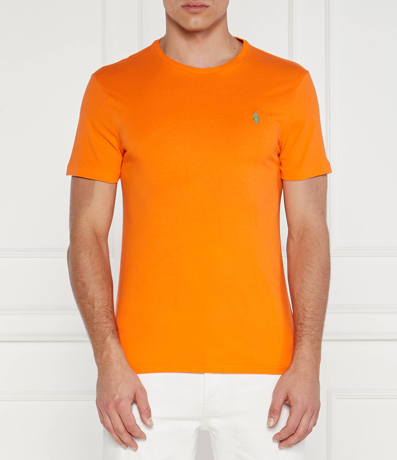 

Футболка POLO RALPH LAUREN Slim Fit, оранжевый