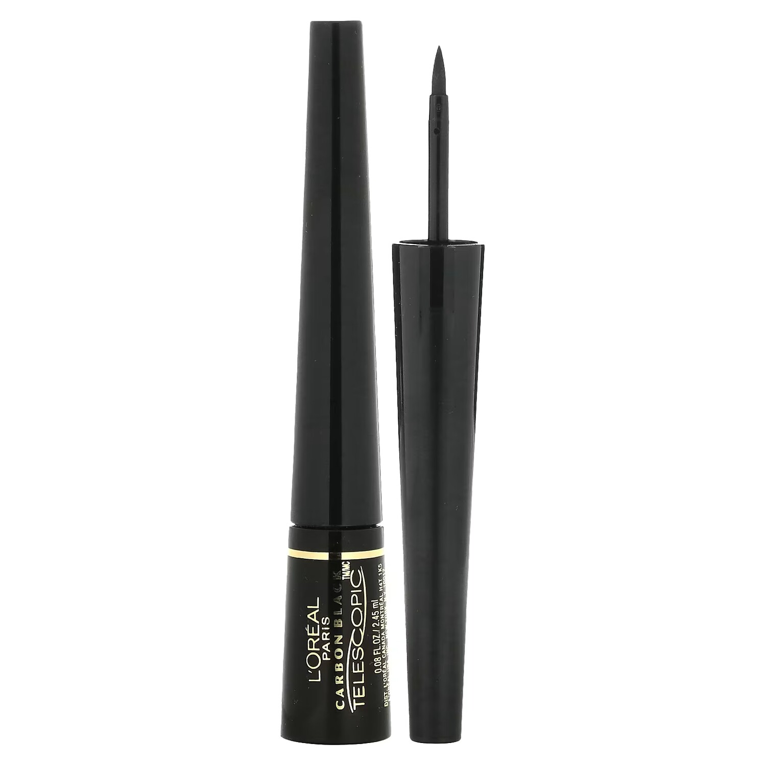 

Жидкая подводка для глаз L'Oréal Telescope Control Tip 835 Carbon Black, 0,08 жидкой унции (2,45 мл)