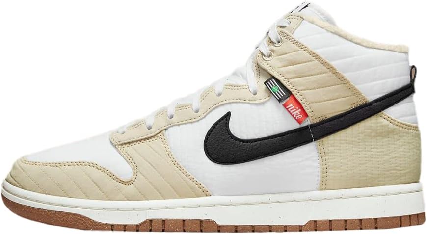 

Кроссовки Nike Dunk High Black White (2021), белый