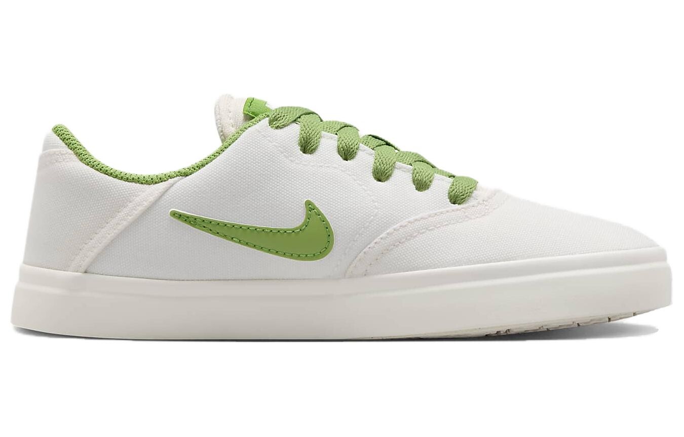 Женские кроссовки для скейтбординга в клетку Nike SB Check, White/Green — фото 2