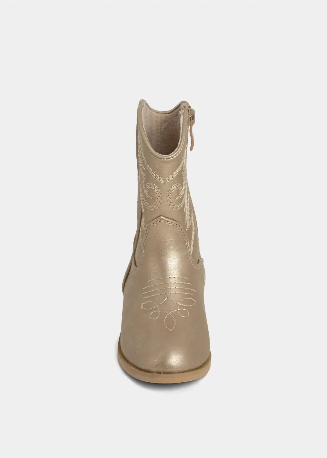 SHU SHOP Детские мини-сапожки в стиле вестерн Zahara, золотистого цвета — фото 2