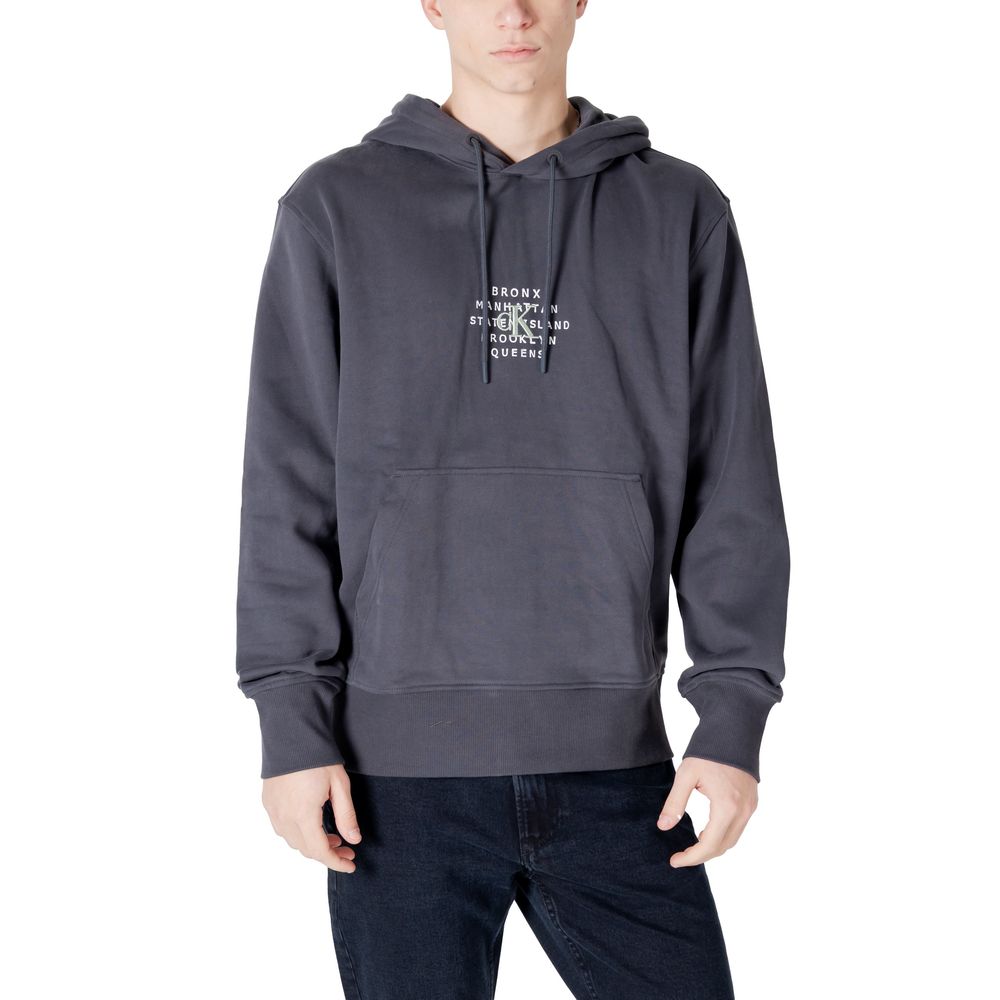 

Серый хлопковый свитер Calvin Klein Jeans