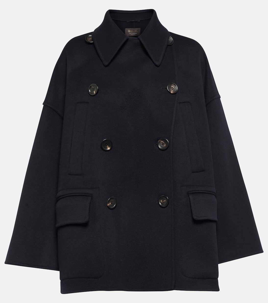 

Римское кашемировое бушлат Loro Piana, синий