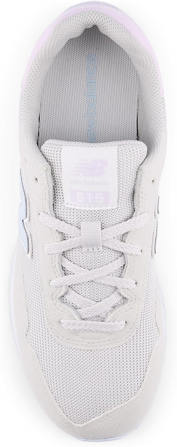 Кроссовки New Balance Kids 515 V1 на шнуровке, серый — фото 4