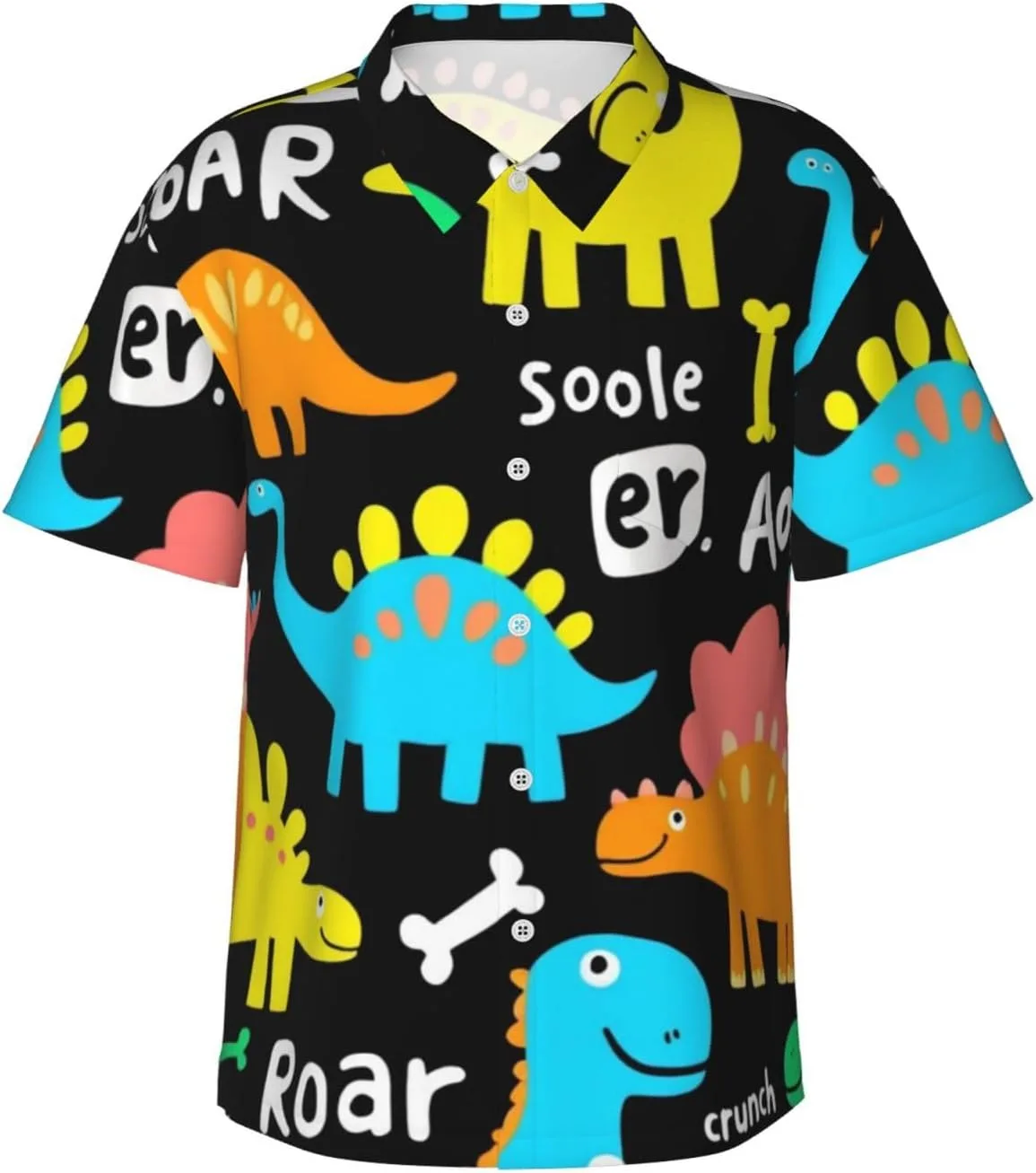 

Мужская рубашка с коротким рукавом и карманом WOEZKEX