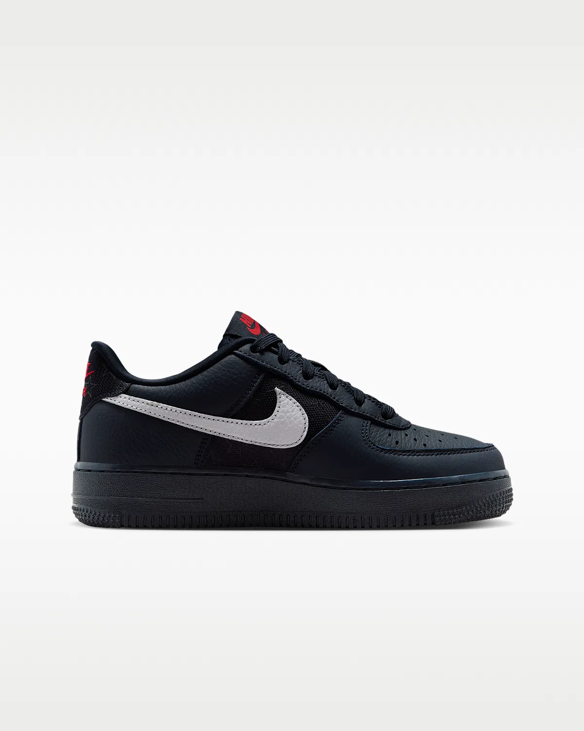 Детские кроссовки Nike Air Force 1, Dark Obsidian/Black/University Red/White — фото 3