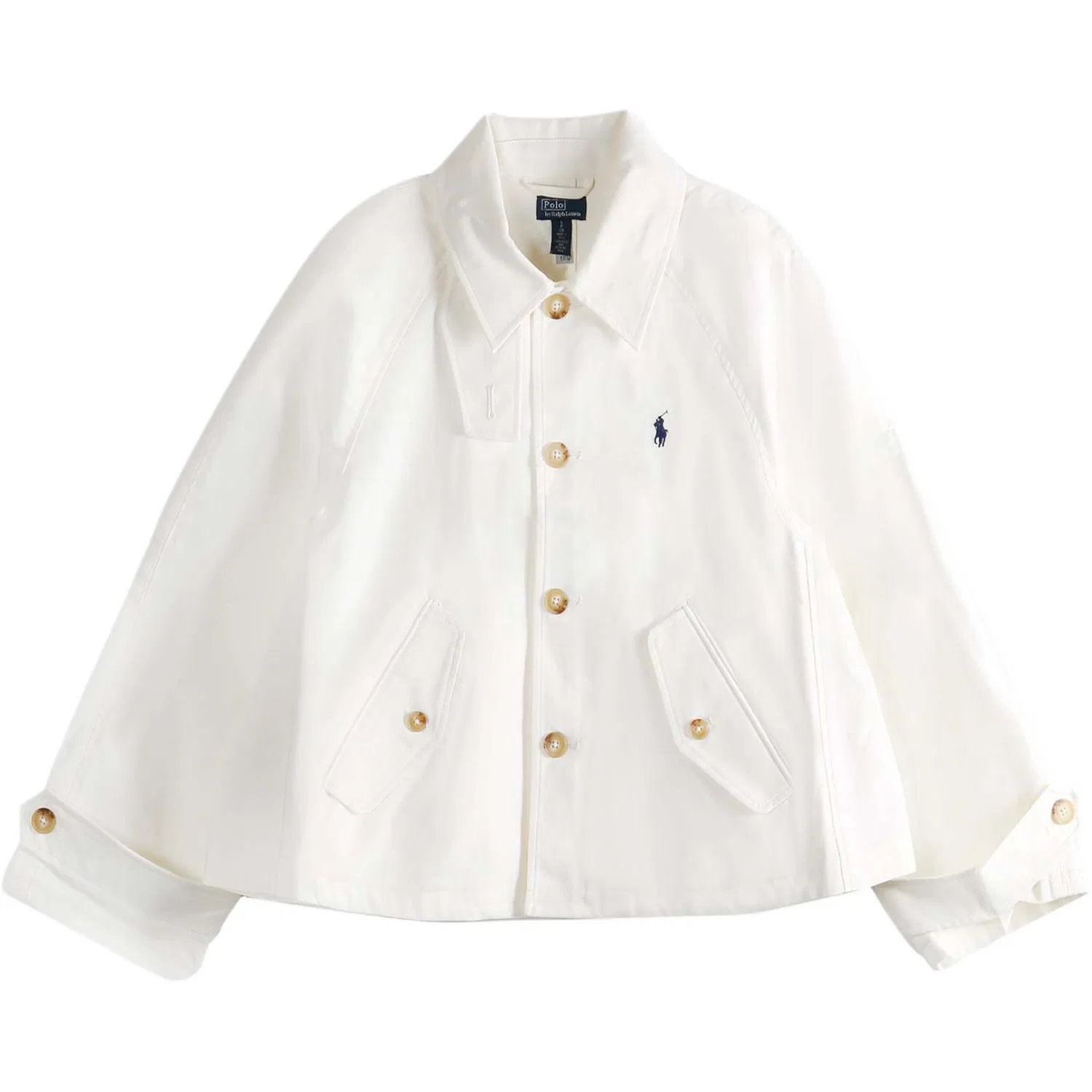 Куртка с логотипом Polo Ralph Lauren кремовая