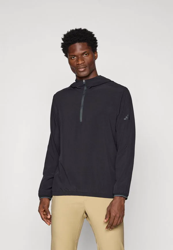 Куртка-Анорак ultimate365, ветровка Adidas Golf, Black/Carbon
