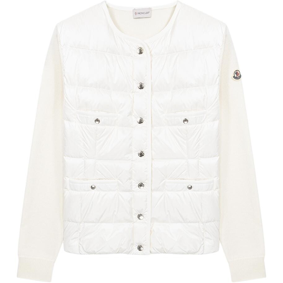 

Пуховик женский белый Moncler