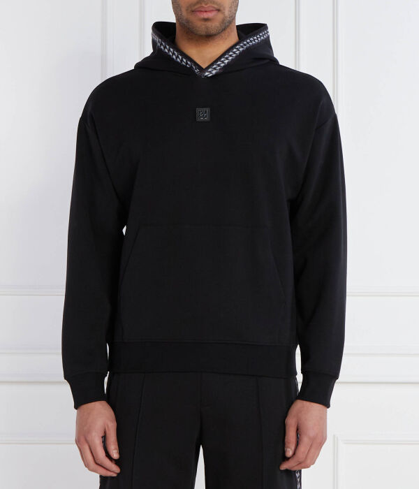 

Толстовка Hugo Datechi Relaxed Fit, черный