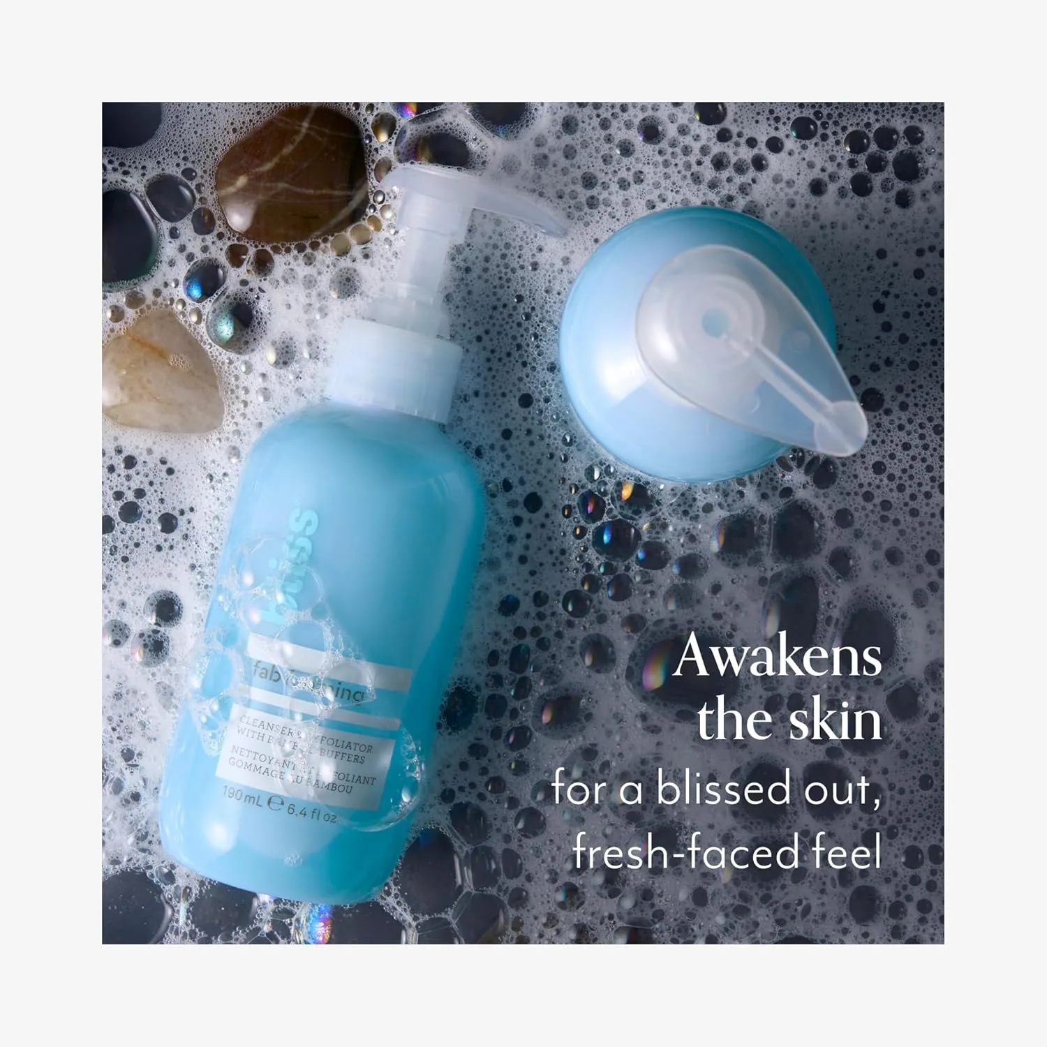 Гель для умывания Bliss — Fab Foaming -in-1 очищающее средство и с бамбуковыми частицами, , безмасляный, 189 мл — фото 2