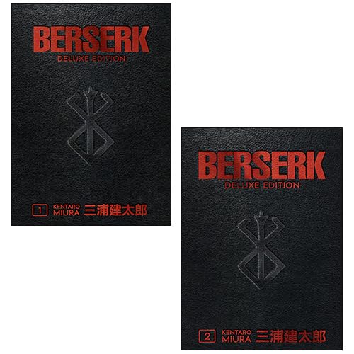 

Berserk Deluxe Vol (1,2) Collection 2 Books Set By Kentaro Miura (Dark Horse Manga Ltd)