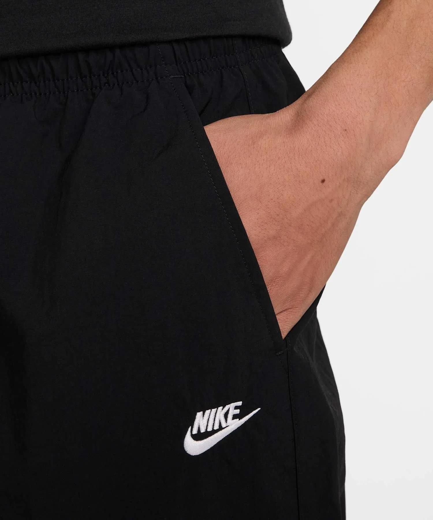 Мужские тканые брюки-карго Nike Club HJ1991-010, черные. — фото 4