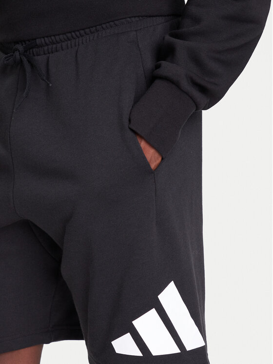 Спортивные шорты regular fit Essentials Big Logo JE8956 Adidas, чёрный — фото 4
