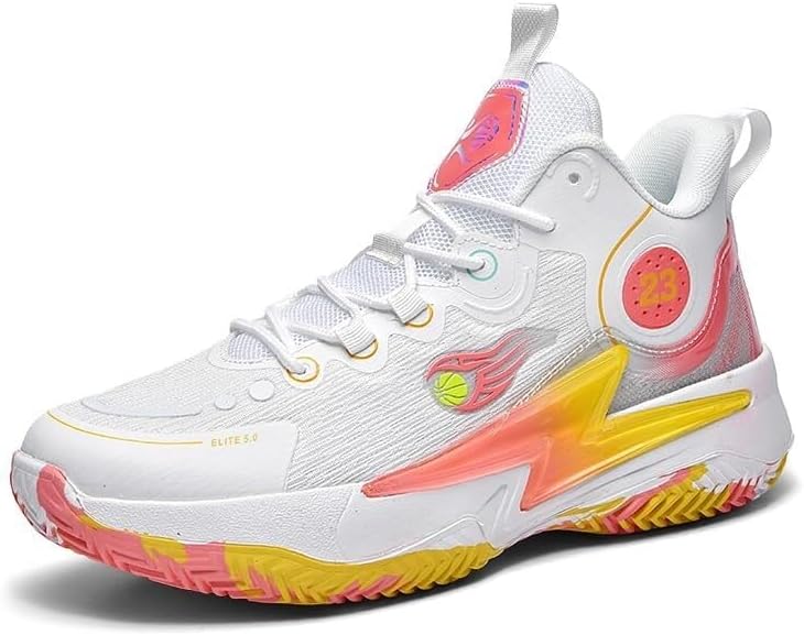 

Унисекс баскетбольные кроссовки, дышащие, комфортные, легкие, стильные, спортивные, с противоскользящей подошвой, для тренировок на улице Solastride, оранжевый