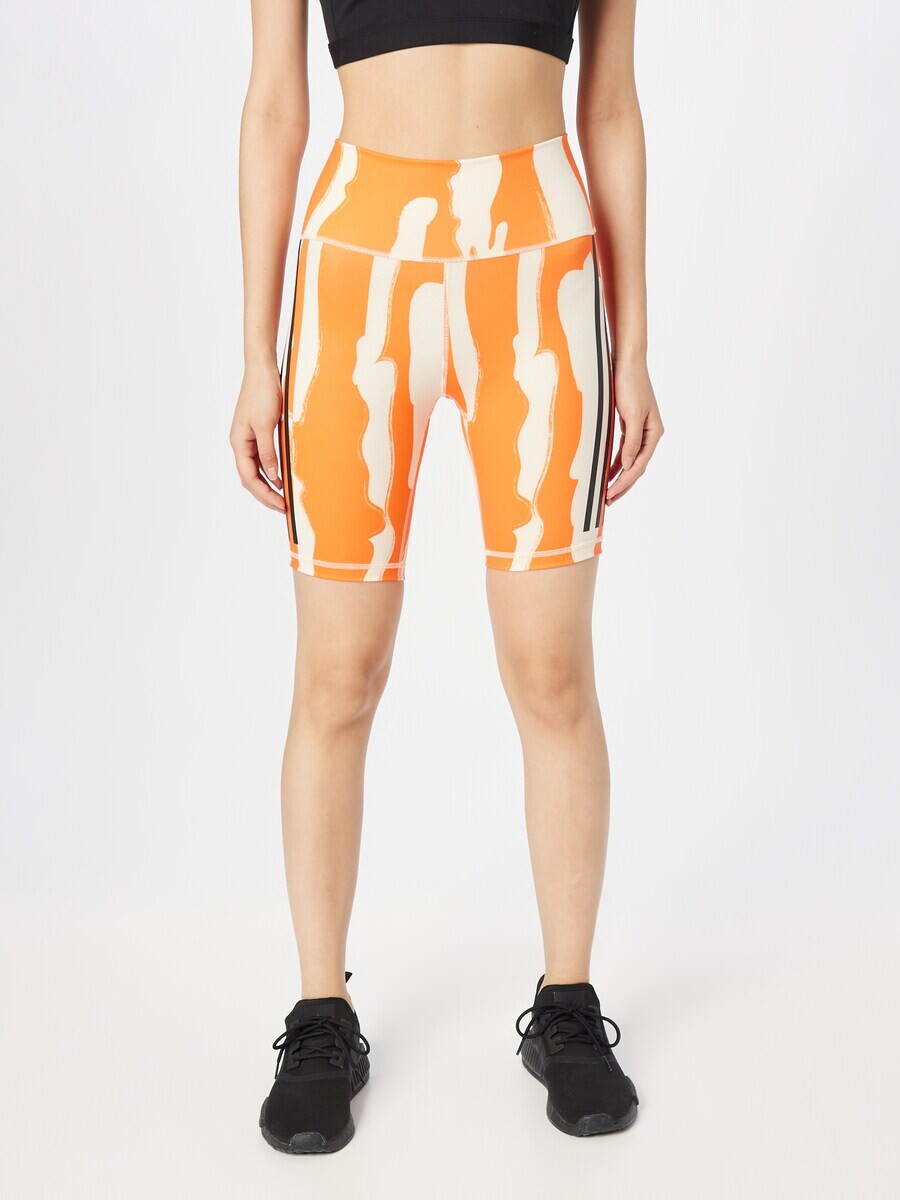 Шорты ADIDAS SPORTSWEAR Skinny Workout Pants Thebe Magugu Bike, цвет light orange — фото 2