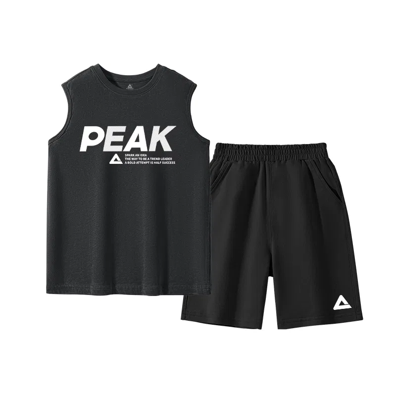 Спортивный костюм детский PEAK черно-белый