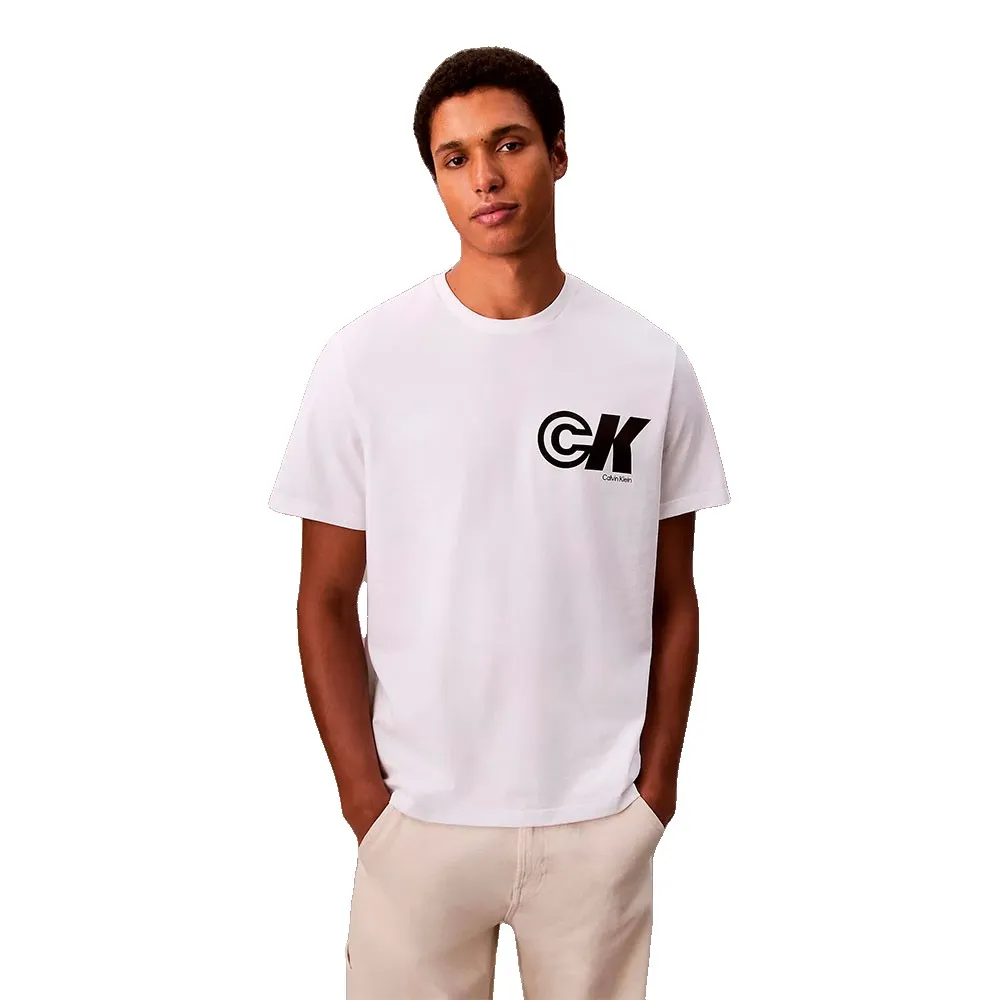 

Футболка с коротким рукавом Calvin Klein Jeans Graphic Sport Logo, белый