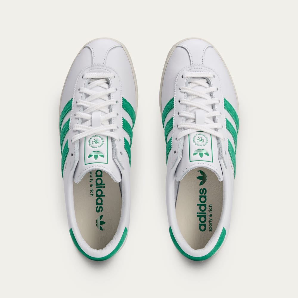 Кроссовки Adidas Sporty & Rich Blanc shoes, цвет Cloud White/Off White/Court Green — фото 2