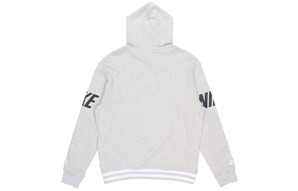 Толстовка men's large logo printing loose gray Nike, серый — фото 2