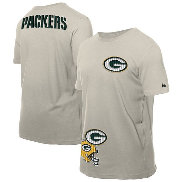 

Мужская футболка light beige с нашивкой green bay packers New Era