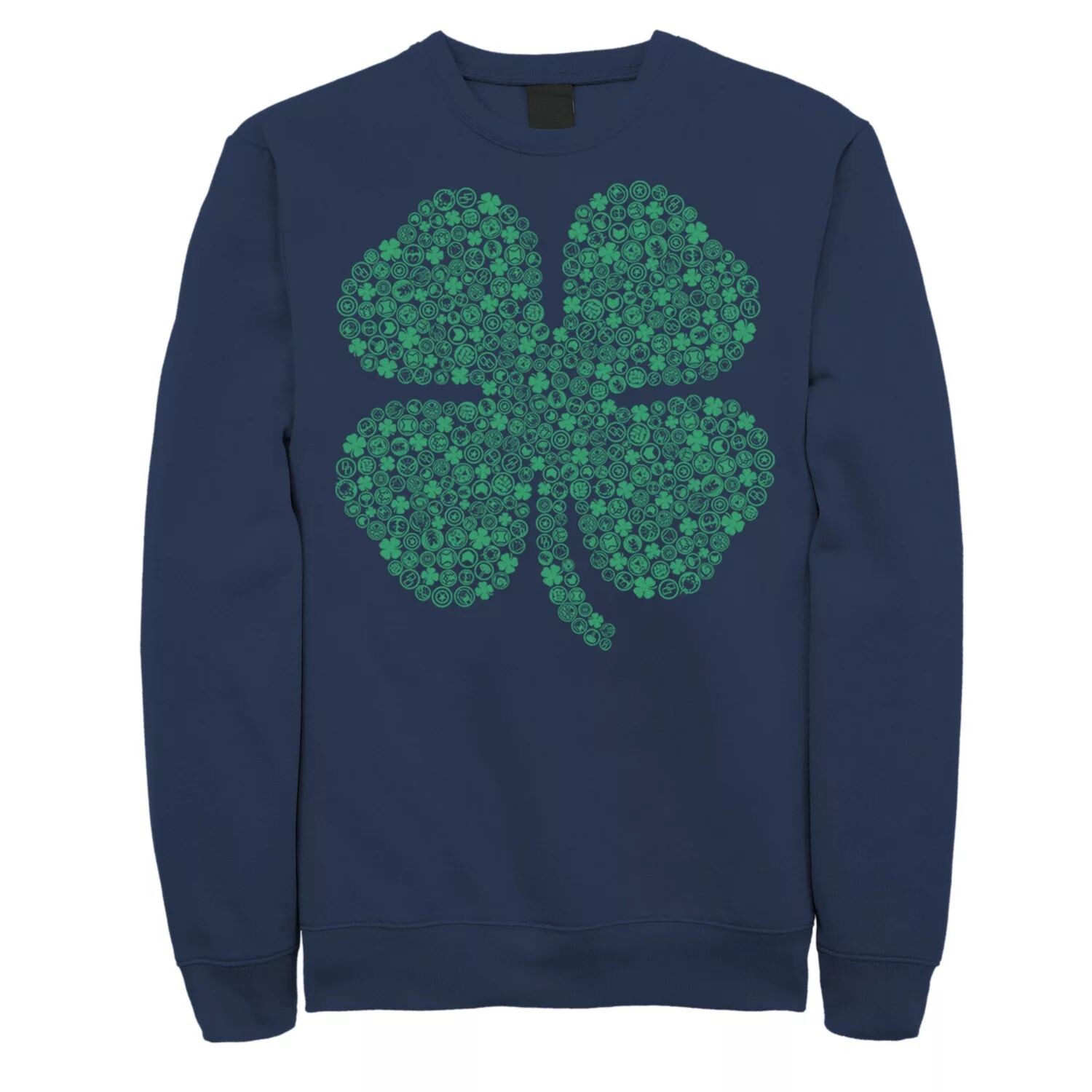 

Мужской свитшот с наполнением и наполнителем Marvel Hero Symbol St. Patty's Licensed Character
