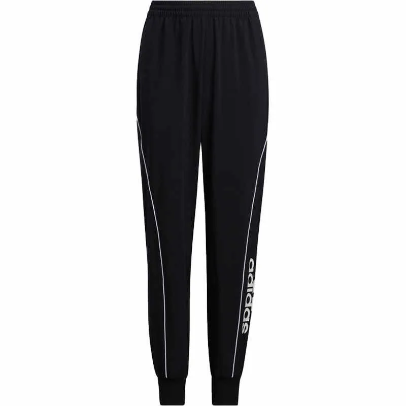 Adidas Трикотажные спортивные штаны для подростков aeroready черные — фото 3