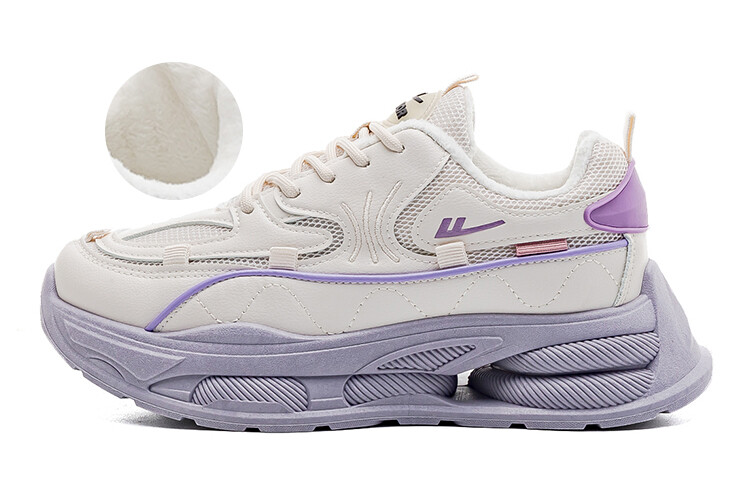 

Кроссовки WARRIOR Chunky Sneakers Women's Low-top Purple, светло-фиолетовый