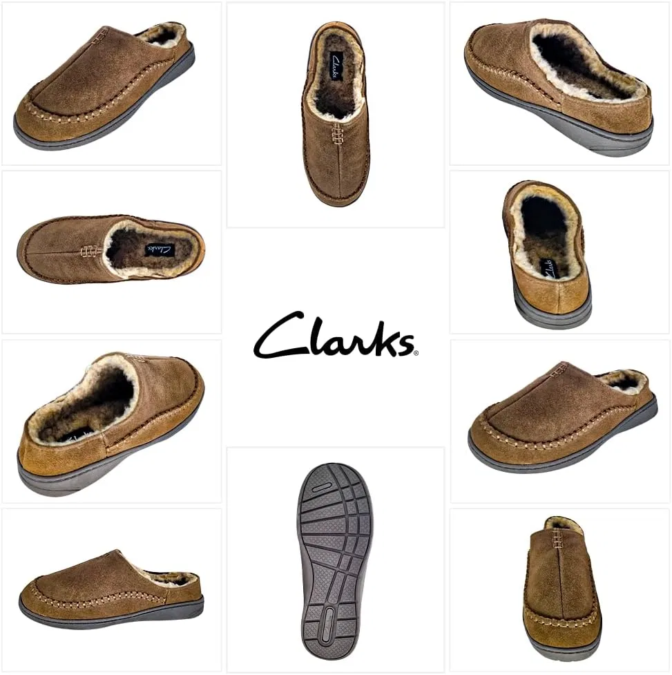Тапочки мужские Clarks, Sage — фото 3