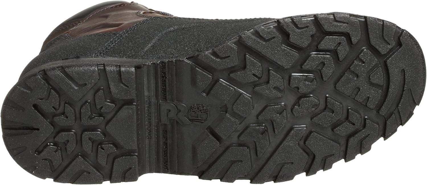 Timberland PRO мужские, Powerwelt 6in Steel Safety Toe Waterproof ботинки, Rancher Brown V1 — фото 4
