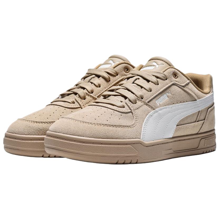 PUMA Caven 3.0 Low top Skateboard Shoes Unisex Khaki White — фото 4
