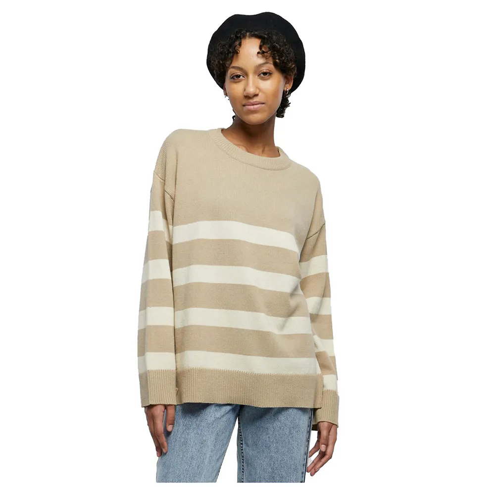 

Свитер Urban Classics Striped Knit, бежевый