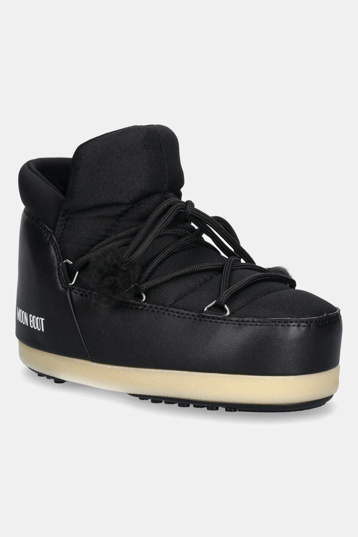 Зимние ботинки Moon Boot MB EVX PUMPS NYLON текстильные короткие, черный