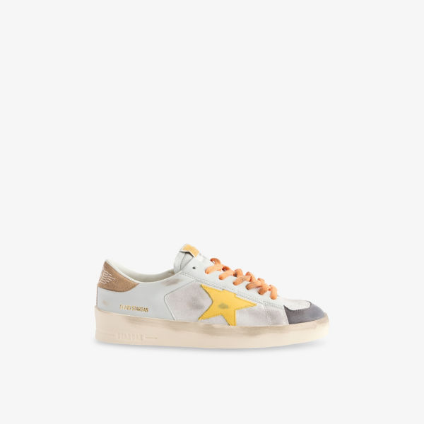 

Кожаные кроссовки Stardan Golden Goose, бежевый