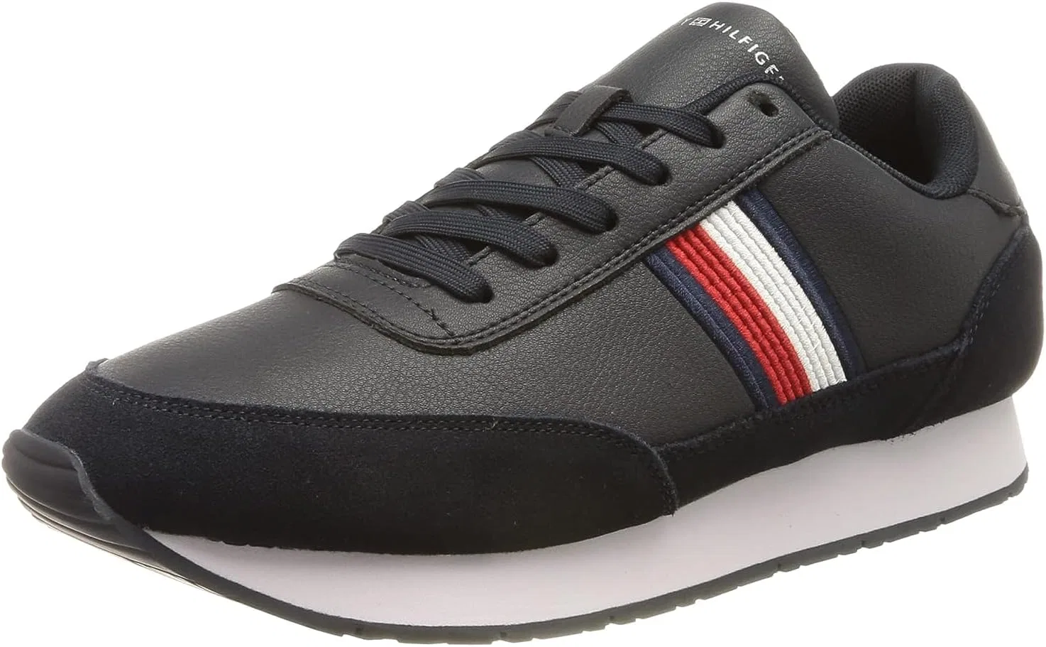Мужские кожаные кроссовки Tommy Hilfiger Signature, кроссовки для бега, Desert Sky