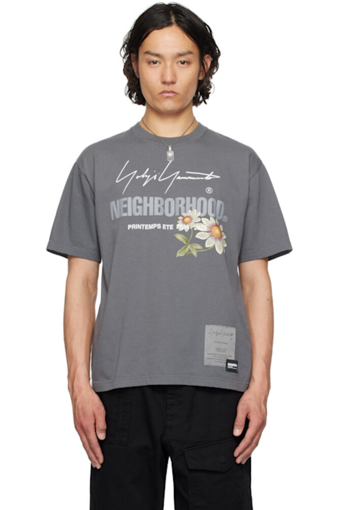 

Серая футболка NEIGHBORHOOD Edition SS-1 YOHJI YAMAMOTO