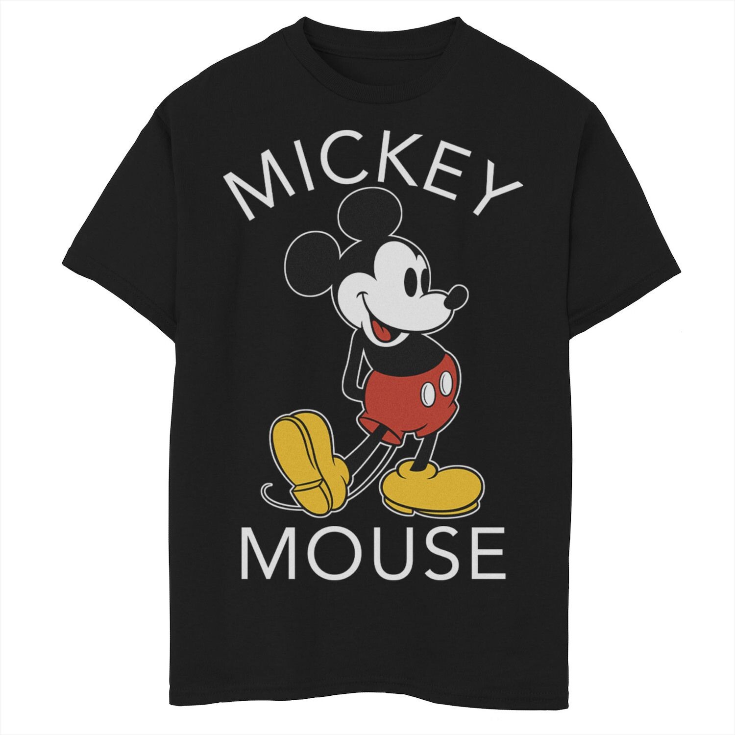 

Классическая футболка с портретным рисунком Disney's Mickey Mouse для мальчиков 8–20 лет Disney