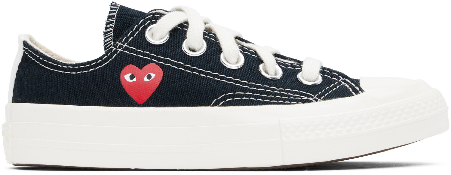 

Детские кеды Converse Edition Chuck 70 OG Single Heart Low Top COMME des GARcONS PLAY, черный