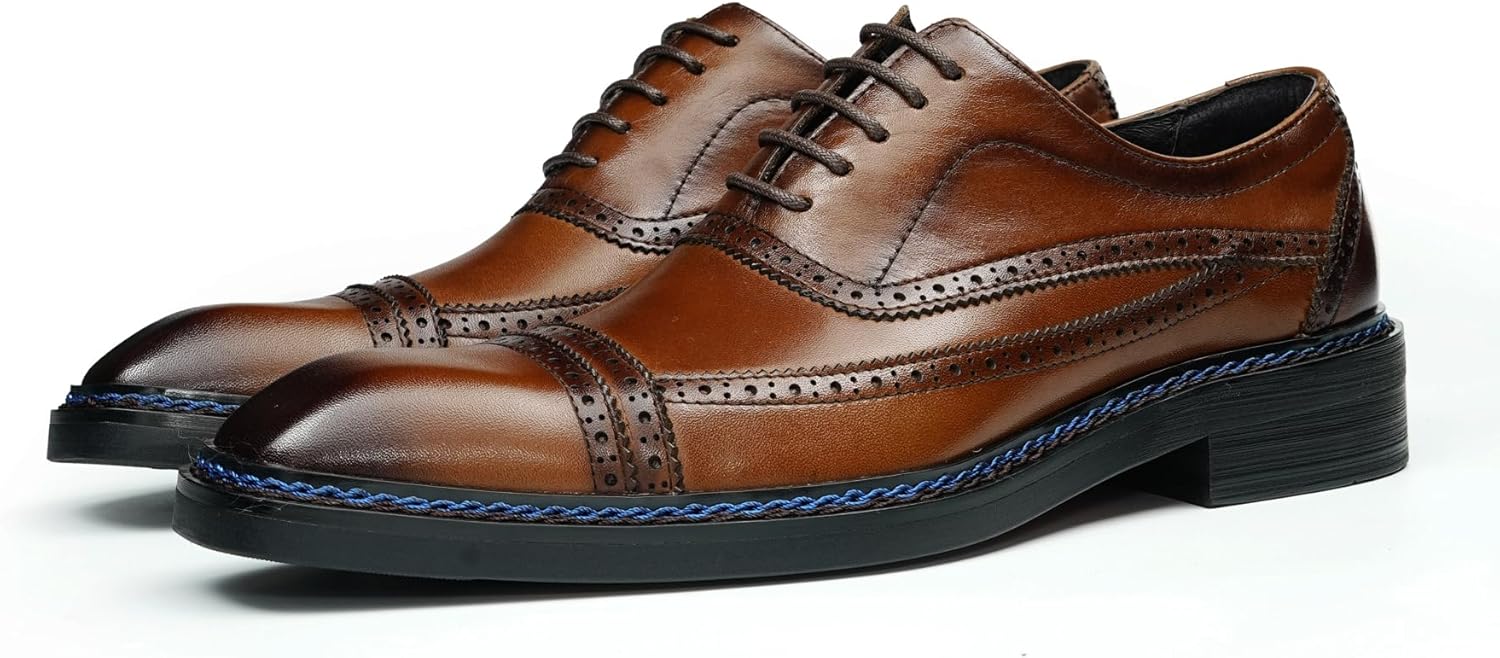 

Мужские кожаные оксфорды Neufboissee, коричневый