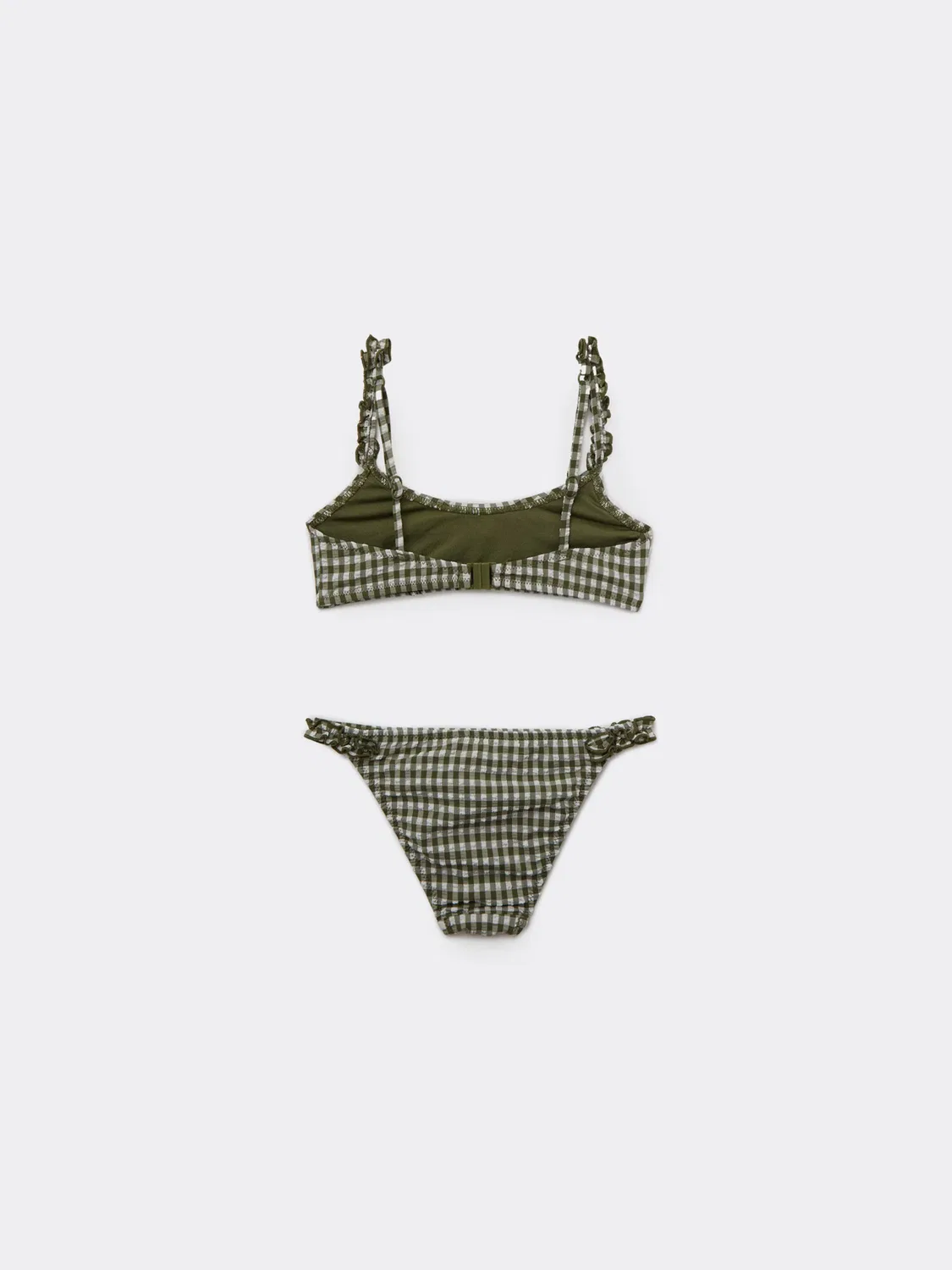 БИКИНИ Calzedonia Bralette цвета хаки — фото 2