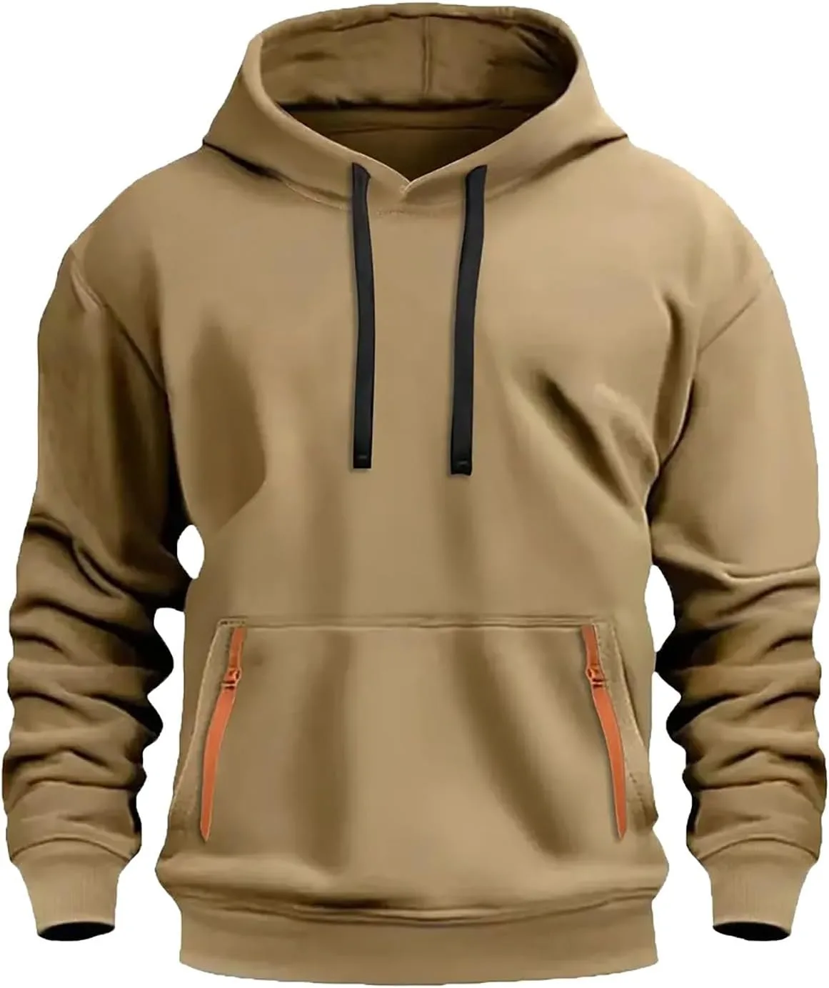 

Мужская модная спортивная толстовка с капюшоном и карманом-кенгуру