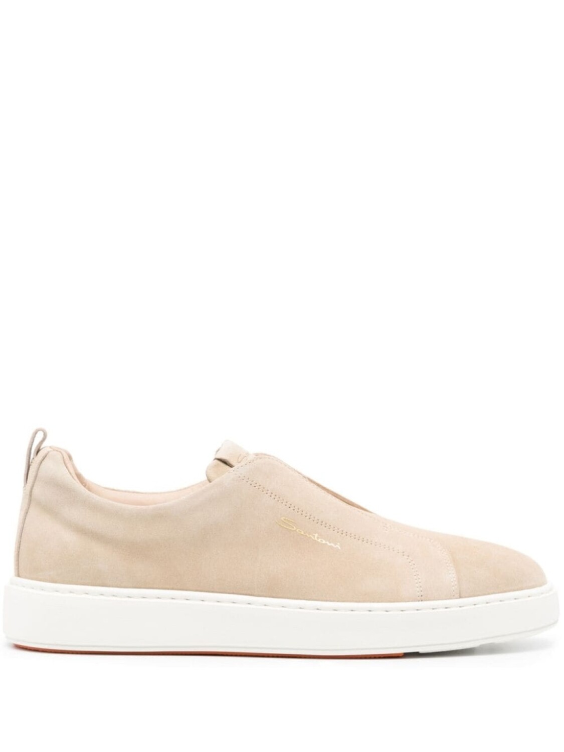 

Кроссовки Santoni With Logo, бежевый