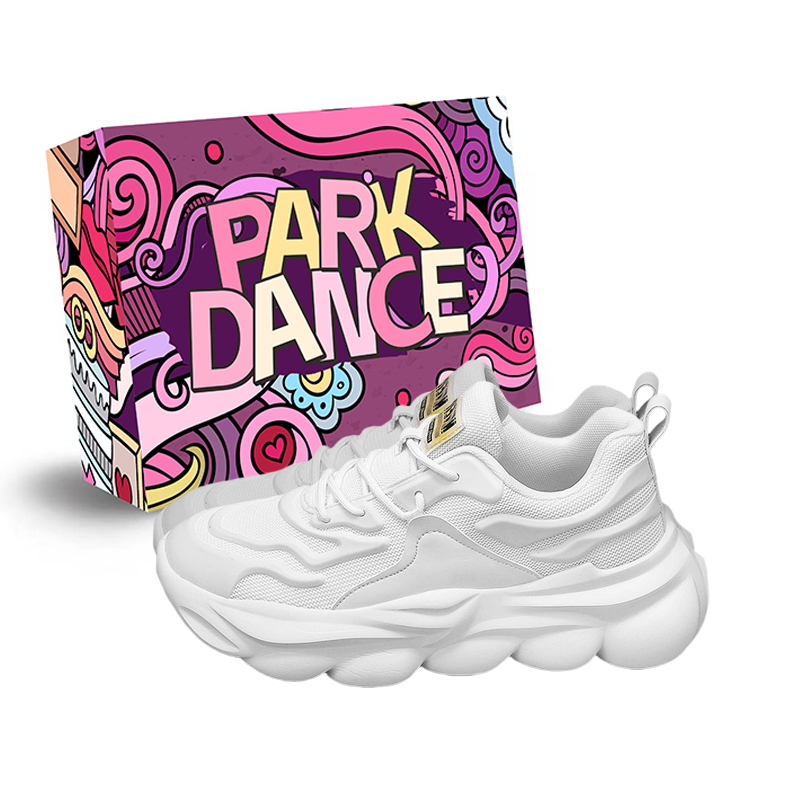 

PARK DANCE Мужские низкие массивные кроссовки в белой коробке, цвет White Shoe Box