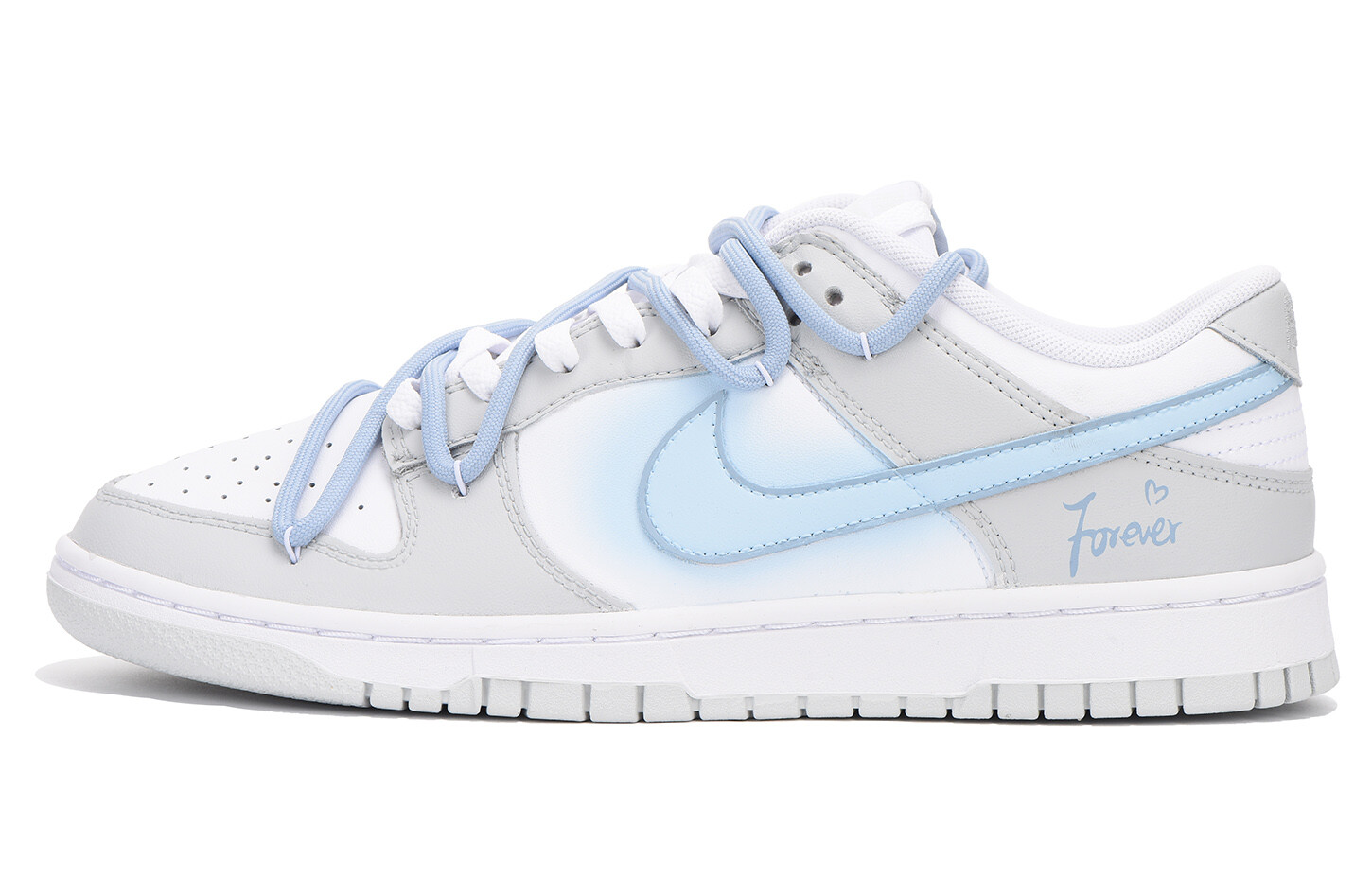 

Кроссовки для скейтбординга Dunk женские с низким верхом белые/серые Nike, Белый, Кроссовки для скейтбординга Dunk женские с низким верхом белые/серые Nike