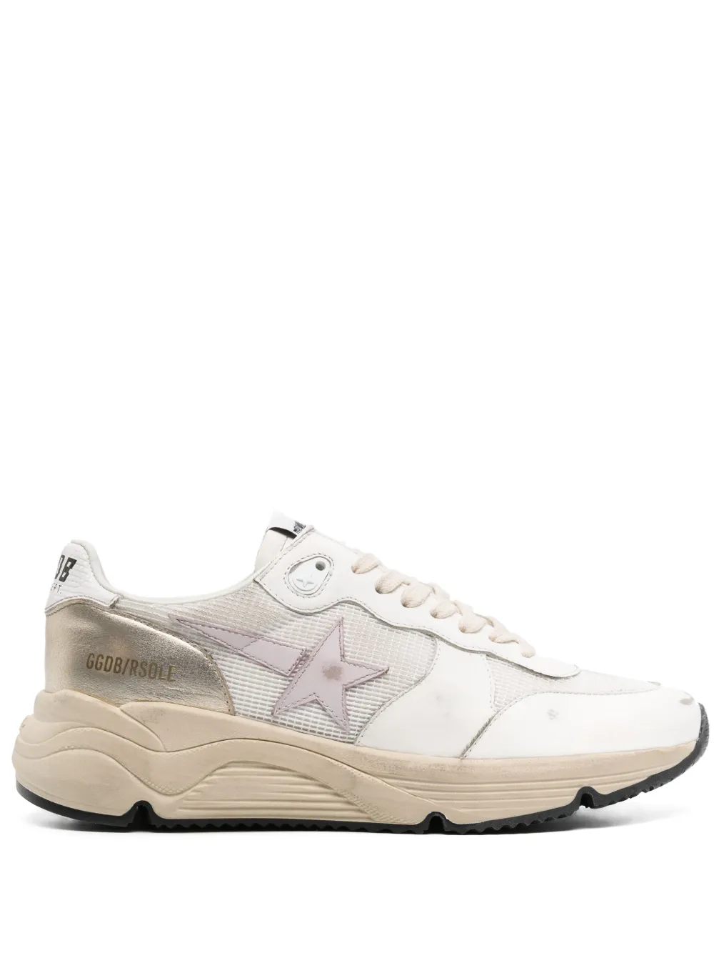 Массивные кроссовки Running Sole GOLDEN GOOSE, белый