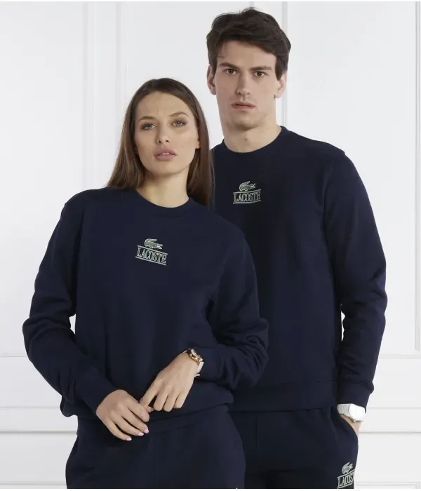 Толстовка Lacoste Classic Fit, темно-синяя — фото 3