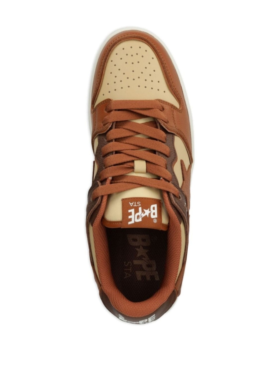 Кроссовки BATHING APE SK8 STA #5 A Bathing Ape, коричневый — фото 2