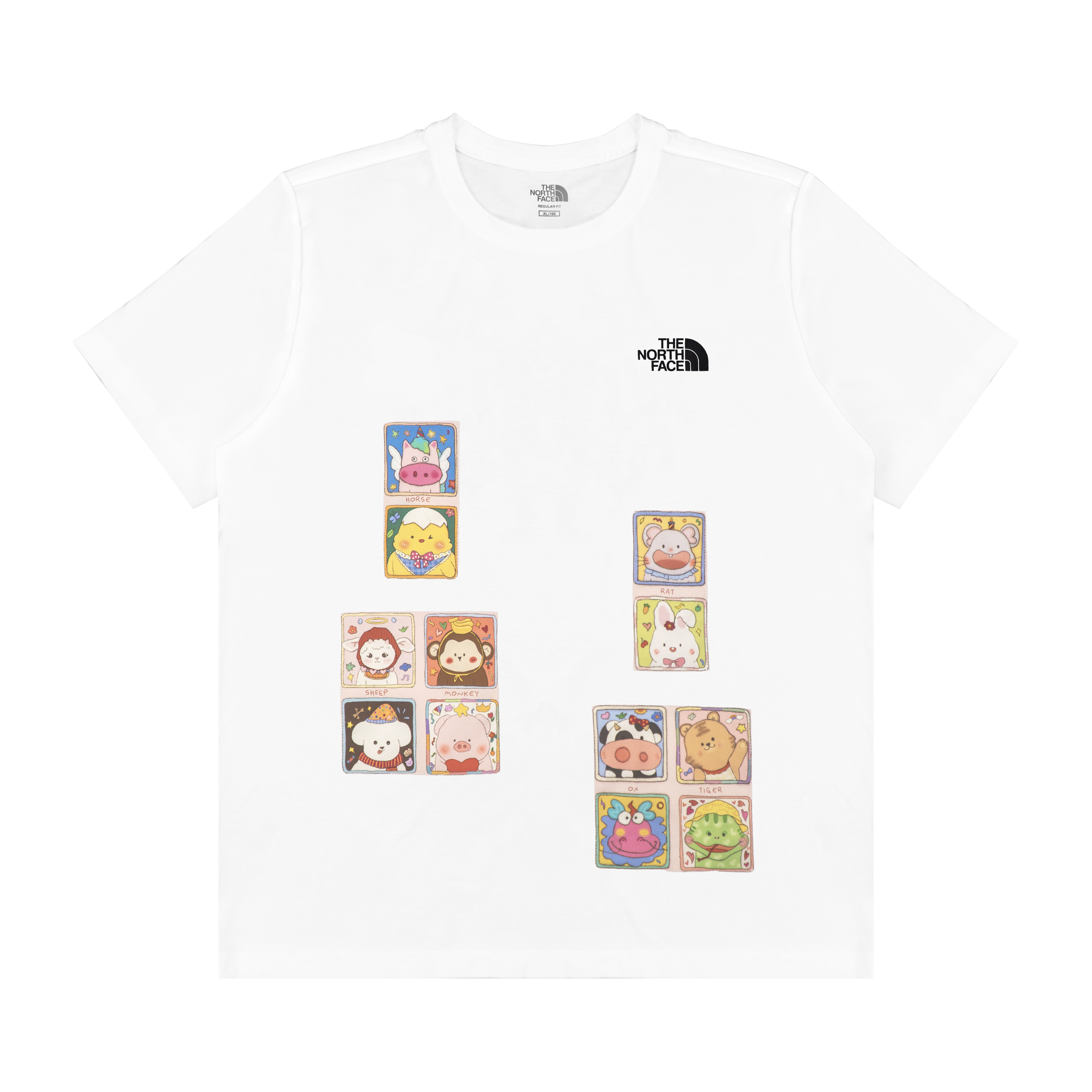 

Невероятно универсальная футболка с коротким рукавом Unisex Casual THE NORTH FACE, белый